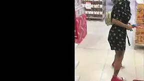 Milly Lasci Andando Com Vibrador No Shopping, Assfucking Fetish.