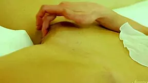 Rebecca's solo seduction under covers