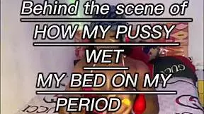 i feel so emotional about my wet pussy on my period
