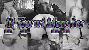 I spank kitty and she sucks my small cock