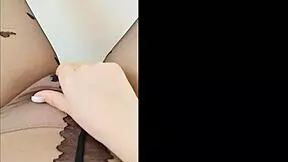 orgasm through pantyhose - depravedminx 😈