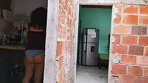 While Her Husband Works, She Masturbates Watching Her Stepmother's Big Ass as She Talks to Her Lover on the Phone.