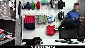 Thief Fucked by Officer, Squirts in Lingerie