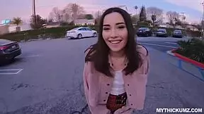 asian teen babe embarks on her blowjob mission