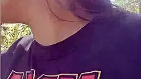 I was masturbating in the river, unaware of the voyeur watching my cumshot