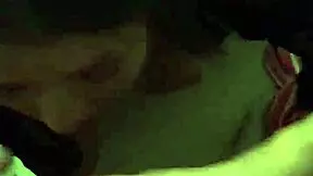 young slut giving interracial blowjob in the dorm 😏