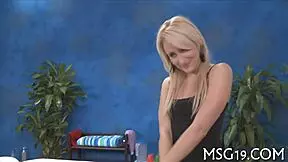 oily massage turns nasty with young masseuse