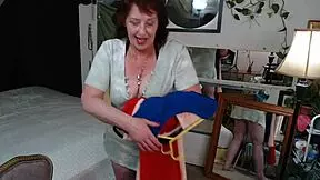 Young Friend Helps Choose Dress For Date!