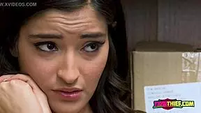 Officer interacts with emily in office reality setting