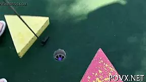 hot nikki lavay gives blowjob