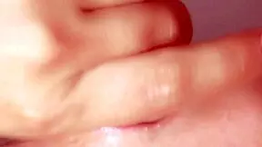 Petite blonde teen cums in mouth in POV