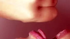 Petite blonde teen cums in mouth in POV