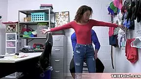 she is cute always smiling and looks like an ebony sextoy too bad she is a thief in reality shop