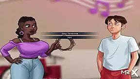 Friend Eats Mature Pussy In Summertimesaga