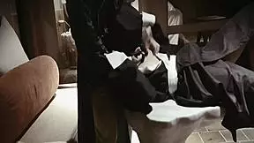 Teen Deepthroats Big Cock In Fantasy Warfare Struggle