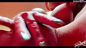 Anni Angel Gets Close to Her Pussy While Touching Herself