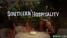 Ash hollywood rims the slut in high definition threesome