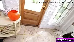 Horny Petite Brunette Vicky Gets Twat Banged Hard