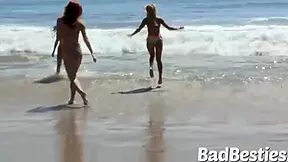 Attractive teen girls at the party GIVING HEAD and getting DICked in a gangbang.