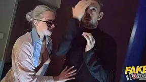 I-I got super wet riding that massive cock in the fake hostel dorm, oh god the orgasm!