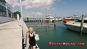 two teen cuties give their first handjob, leading to cum in bondage