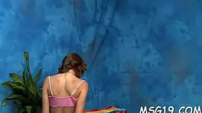 Blonde beauty pleasures herself deeply