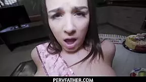Dirty Talking Kylie Rocket Deepthroats Her Stepdaddy Charles Dera's Fat Cock