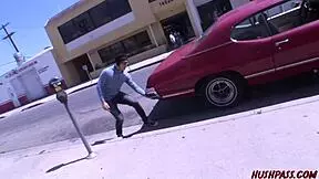 Hot brunette milf druuna enjoys anal fucking from a young guy