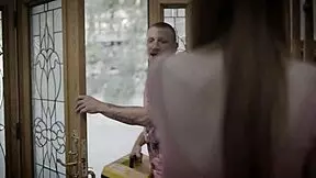 Pervert Neighbor Spying on 19yo Maya Kendrick and Catches Her in Hot Anal Action