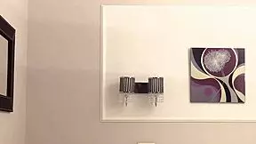 Veronica, the brunette teen 18+, casually pisses and masturbates in her room