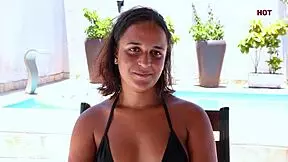 Chatting with the hot young 18+ babe getting POV assfucking and blowjob 😏