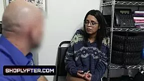 Latina Teen Fucked Hardcore By Big Dick In Shop