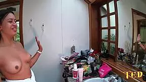 yasmin fontes tells how she took that big cock and double penetration!