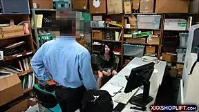 Young thief wants to suck cock and fuck after being caught