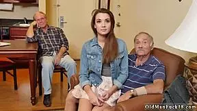 Raw Teen Creamy Squirt with Old and Young Duo in Dukke Intro