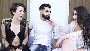 Brazilian babe meets small and big