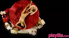 Watch three blonde lesbians master oral pussy and ass play