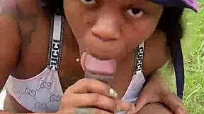 Pretty girl seeks pocket change with big black cock.