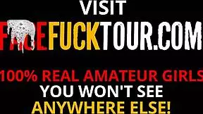 Stepdaughter gags on monster cock deepthroat