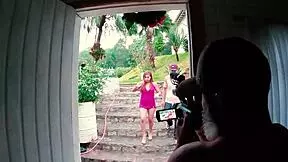 Watch Safyra Safi get wild with monster cock behind scenes!