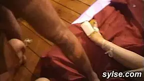 Milf and teen pleasure in car, gangbang party in club