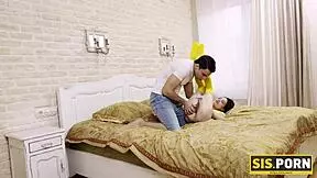 Skinny Teen Obeys Stepbrother For Cash In Taboo Fantasy