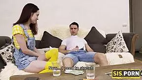 Skinny Teen Obeys Stepbrother For Cash In Taboo Fantasy