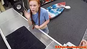 ginger pawnee teen 18+ pov fucked and facialized