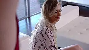 lustyfam - naughty stepson hits the spot with his hot sexy blonde milf brooke banner during sensual massage