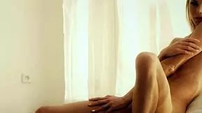 beautiful nancy in a sensual solo masturbation scene