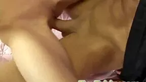 tiny tabby rides dick deep with blowjob and sucking