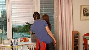 Young couple explores intimacy at eighteen years old