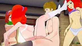 Daphne clones take turns fucking shaggy