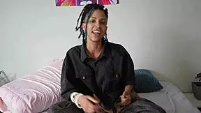 narrative brazilian singer records clip but ends up getting close with muscular assistant during photoshoot. cute crossdresser joins for amateur kissing action.